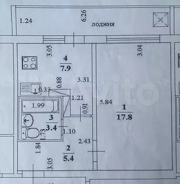 1-к. квартира, 34,5 м, 14/14 эт. - Фото 0