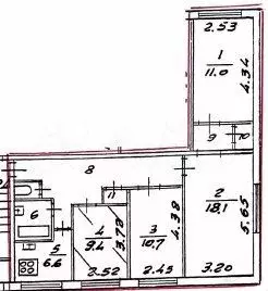 3-к. квартира, 78 м, 1/9 эт. - Фото 0