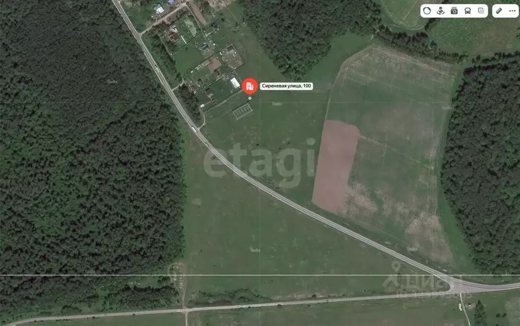 Участок в Тульская область, Веневский муниципальный округ, с. ... - Фото 2