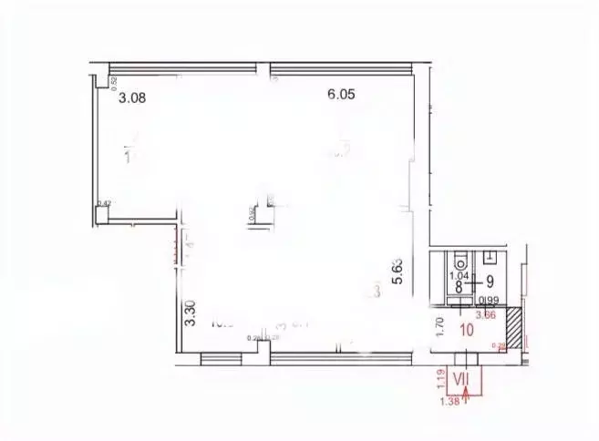Помещение свободного назначения в Москва ул. Удальцова, 4 (120 м) - Фото 2