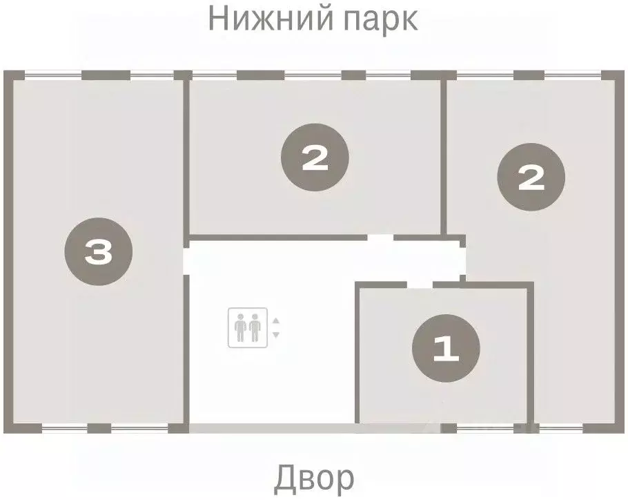 2-к кв. Липецкая область, Липецк пл. Петра Великого, 1 (60.92 м) - Фото 1