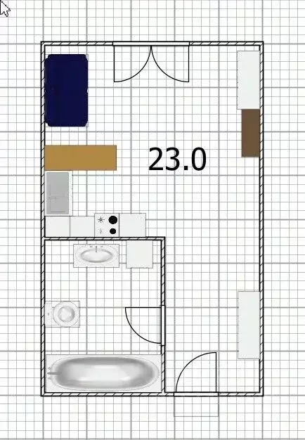 Студия Башкортостан, Уфа просп. Октября, 75 (23.0 м) - Фото 2