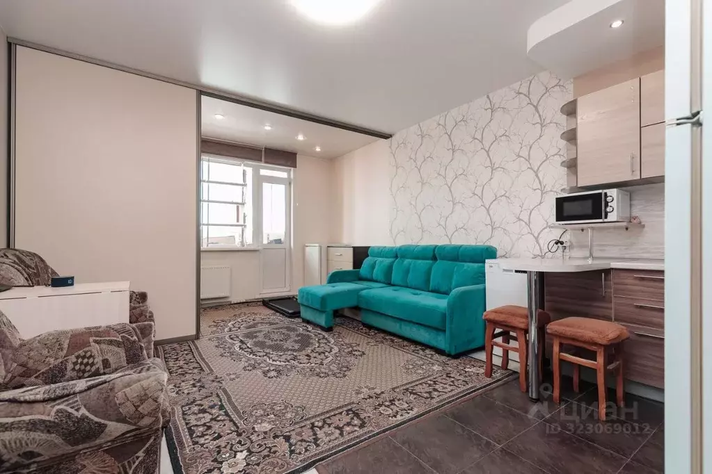 Студия Новосибирская область, Новосибирск Выборная ул., 154/2 (33.9 м) - Фото 2