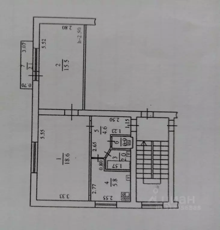 2-к кв. Краснодарский край, Новороссийск Кутузовская ул., 25 (47.0 м) - Фото 0