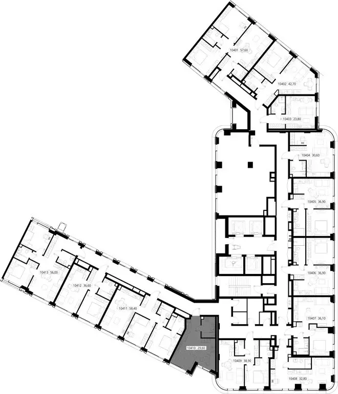 Квартира-студия: Москва, ЖК Ситизен, к1 (29.6 м) - Фото 0