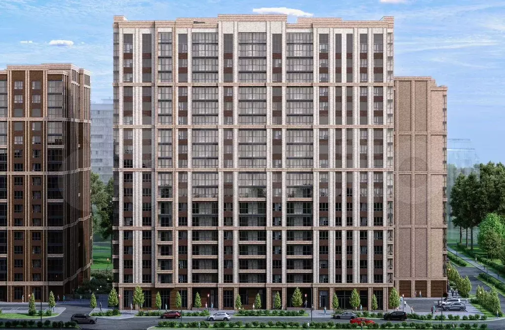 Квартира-студия, 25,6 м, 10/18 эт. - Фото 1