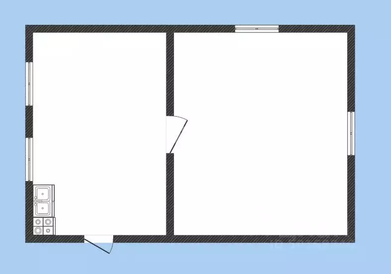 1-к кв. Саратовская область, Балашов Советская ул., 144/6 (22.9 м) - Фото 2