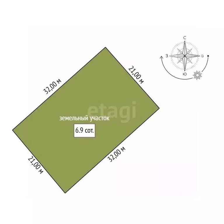 Участок в Амурская область, Благовещенск 5-я Стройка мкр,  (6.9 сот.) - Фото 1