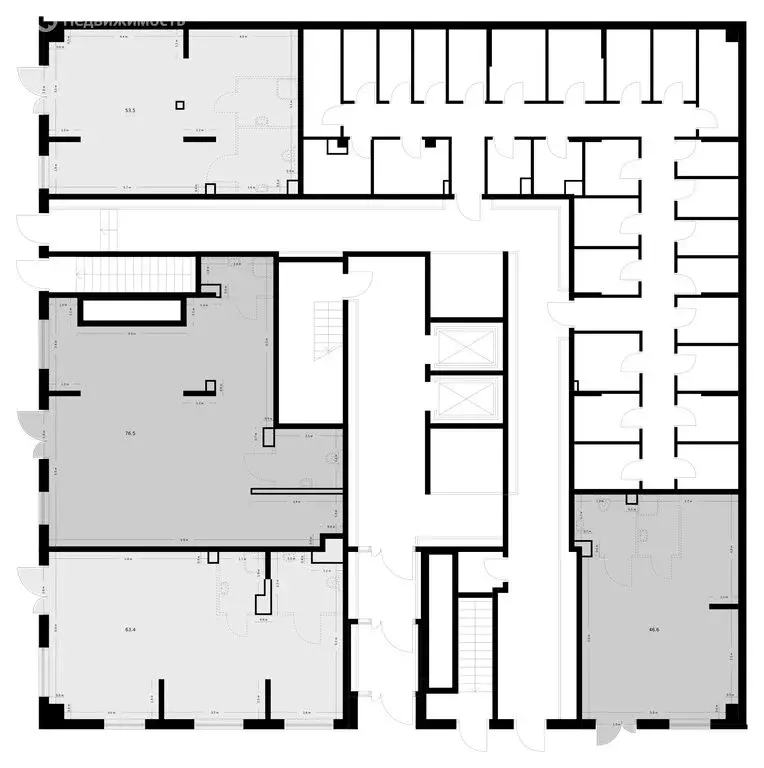 Помещение свободного назначения (53.5 м) - Фото 1