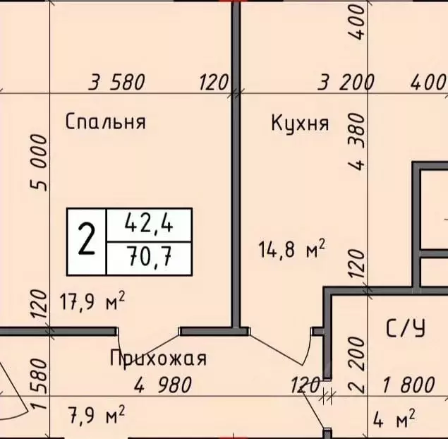 2-к кв. Кабардино-Балкария, Баксан ул. Имени Ю.А. Гагарина, 7 (70.7 м) - Фото 0