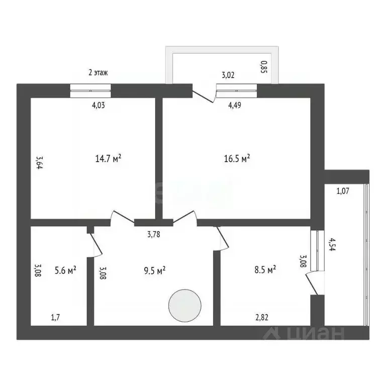 4-к кв. Амурская область, Благовещенск ул. Ленина, 21 (120.0 м) - Фото 2
