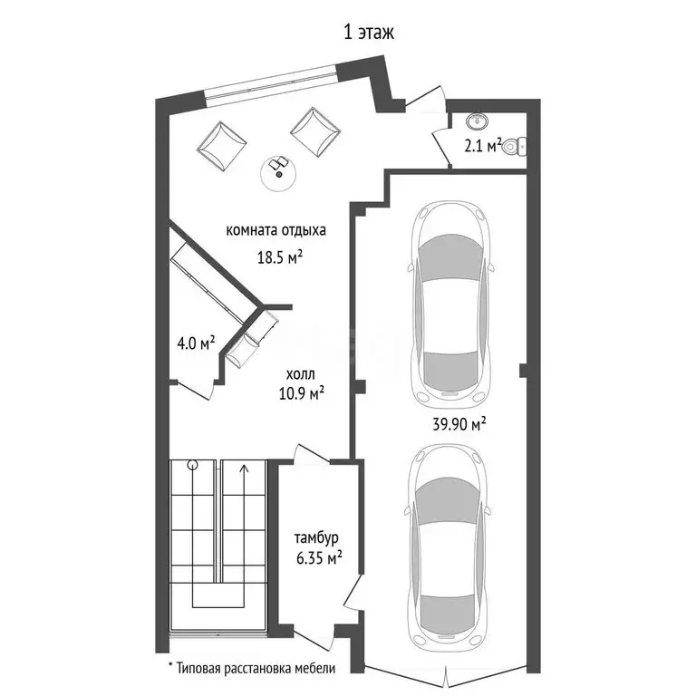 Дом в деревня Патрушева, Мирная улица (235 м) - Фото 1