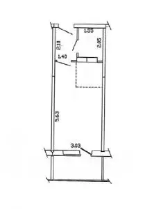 Студия Кировская область, Киров ул. Мостовицкая, 1к1 (24.5 м) - Фото 2