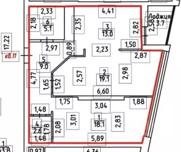 2-к кв. Пермский край, Пермь Ленская ул., 30 (68.0 м) - Фото 2