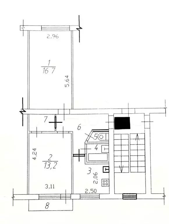 1-к кв. Московская область, Балашиха Саввино мкр, ул. 1 Мая, 3А (47.0 ... - Фото 1