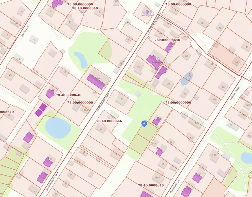 Участок в Санкт-Петербург Горелово тер., ул. Московская, 74 (6.0 сот.) - Фото 1