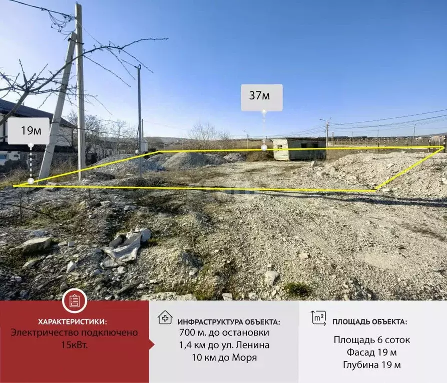 Участок в Краснодарский край, Новороссийск Зеленая Долина СТ,  (6.0 ... - Фото 1