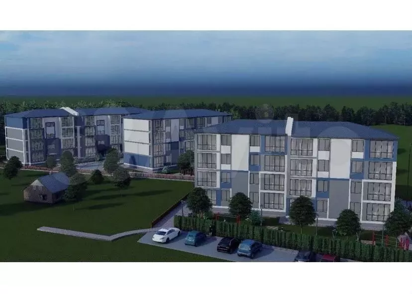 1-к. квартира, 35,9 м, 1/4 эт. - Фото 1
