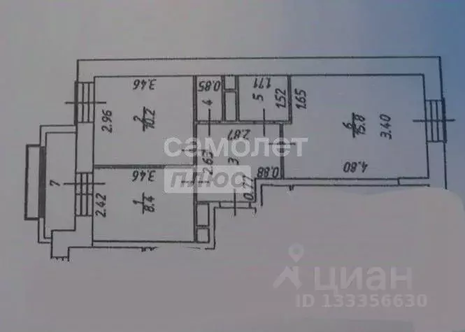 2-к кв. Московская область, Красногорск Опалиха мкр, ул. Пришвина, 1к1 ... - Фото 2