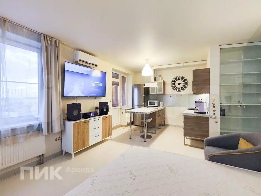 Квартира-студия, 37 м, 15/24 эт. - Фото 1