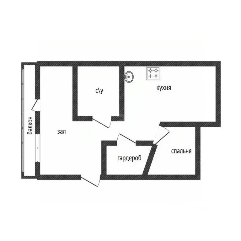 1-к кв. Брянская область, Брянск ул. Тютчева, 1 (107.0 м) - Фото 2