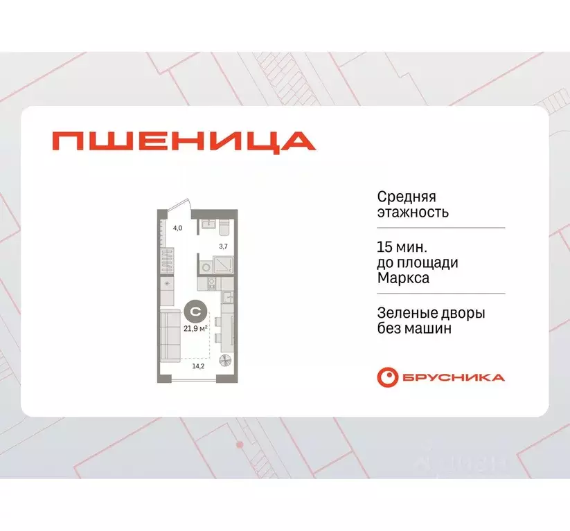 Студия Новосибирская область, Новосибирский район, Краснообск рп ... - Фото 1