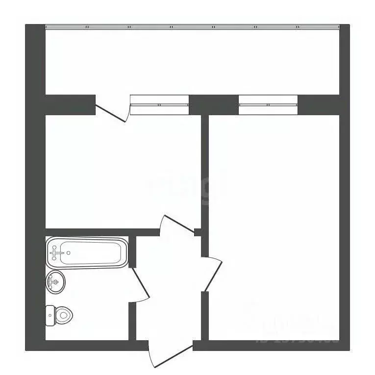 1-к кв. Амурская область, Благовещенский район, с. Чигири ул. ... - Фото 2
