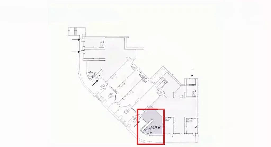 Помещение свободного назначения в Москва Ярцевская ул., 27к1 (41 м) - Фото 2