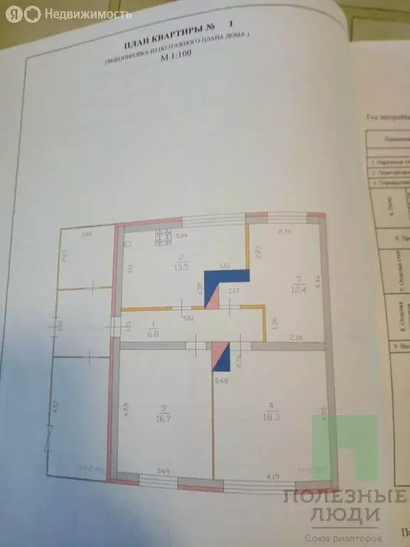 Дом в посёлок Три Рутки, Набережная улица, 21 (67.7 м) - Фото 1