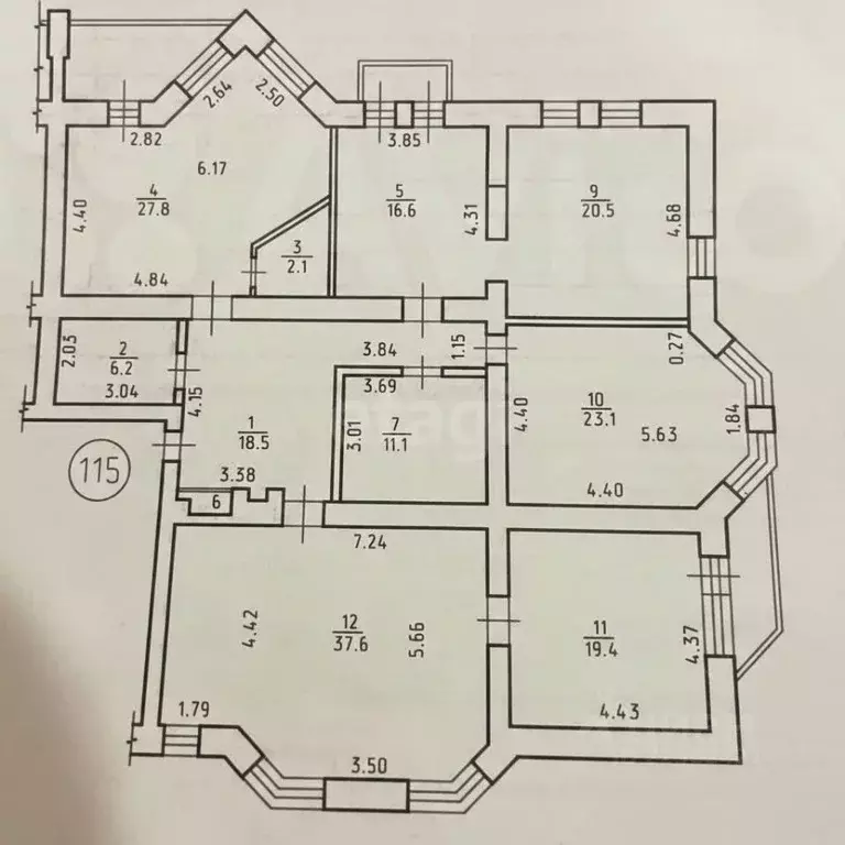 5-к кв. Удмуртия, Ижевск ул. Холмогорова, 43 (183.7 м) - Фото 2