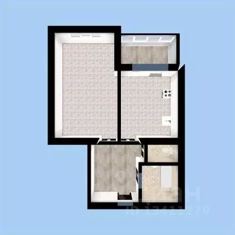 1-к кв. Белгородская область, Белгород ул. Губкина, 15в (38.0 м) - Фото 2