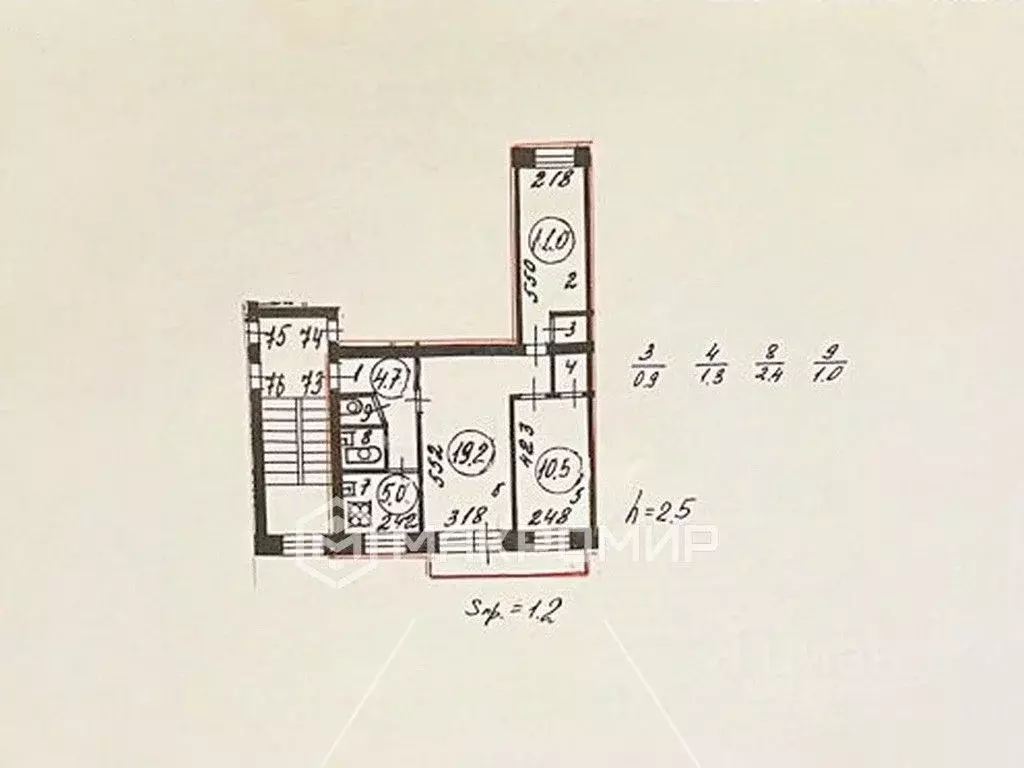 3-к кв. Санкт-Петербург, Санкт-Петербург, Пушкин Артиллерийская ул., 4 ... - Фото 2