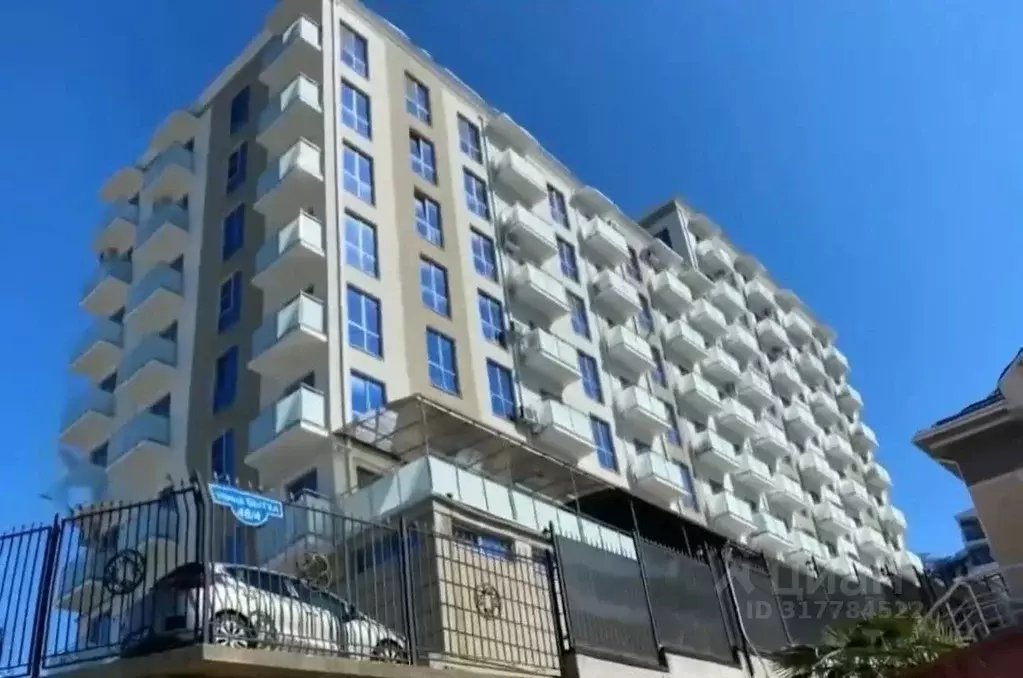 Студия Краснодарский край, Сочи Бытха мкр, ул. Бытха (22.0 м) - Фото 0
