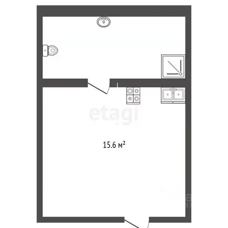 Студия Тюменская область, Тюмень Олимпийская ул., 22 (15.6 м) - Фото 1