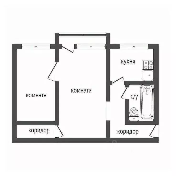 2-к кв. Ленинградская область, Кириши Пионерская ул., 13 (40.5 м) - Фото 2