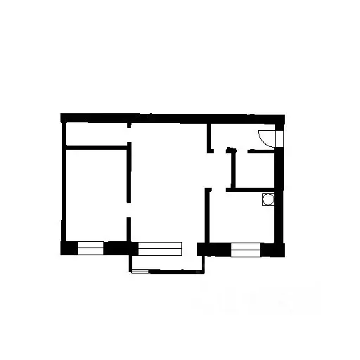 2-к кв. Московская область, Люберцы 116-й кв-л, к22 (45.0 м) - Фото 1