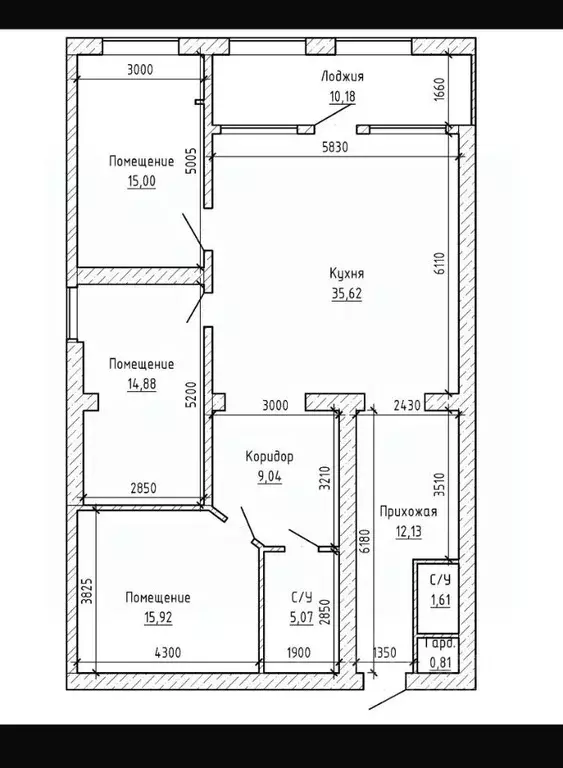 3-к кв. Кабардино-Балкария, Нальчик ул. Ватутина (119.9 м) - Фото 2