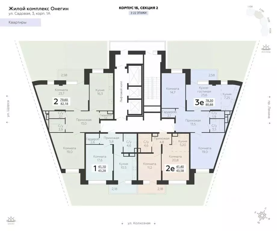 2-к кв. Московская область, Подольск Красная Горка мкр, ул. Садовая, ... - Фото 2