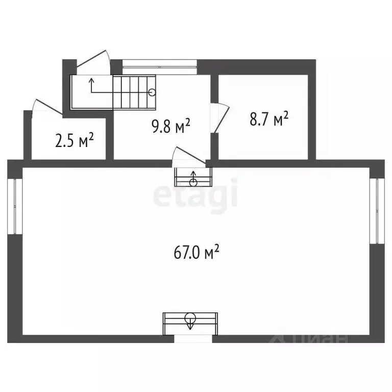 Помещение свободного назначения в Ханты-Мансийский АО, Сургут ул. ... - Фото 2