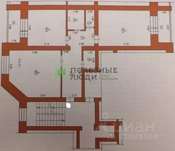 2-к кв. Амурская область, Благовещенск ул. Ленина, 40 (95.0 м) - Фото 2
