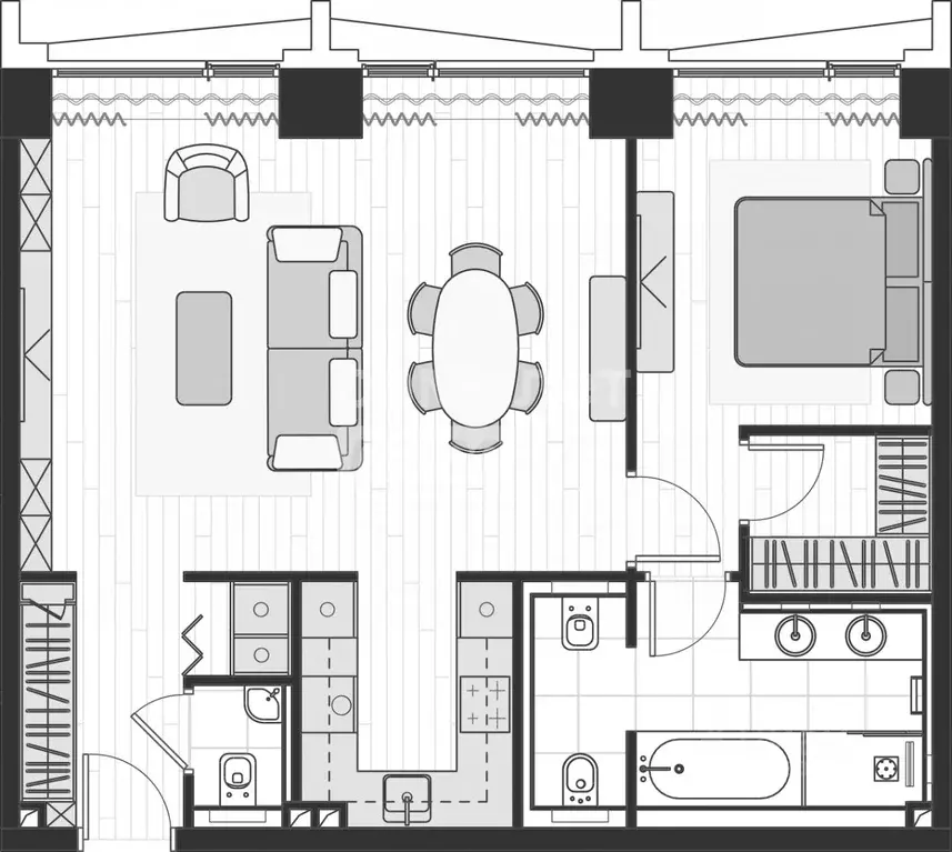 2-к кв. Москва ул. Фонвизина, 18 (72.1 м) - Фото 1