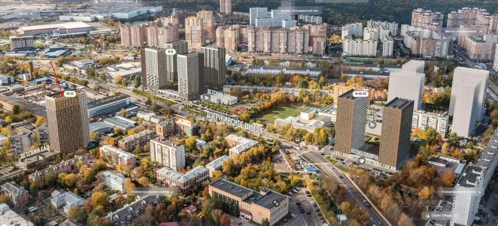 Торговая площадь в Московская область, Котельники Ковровый мкр, ... - Фото 1