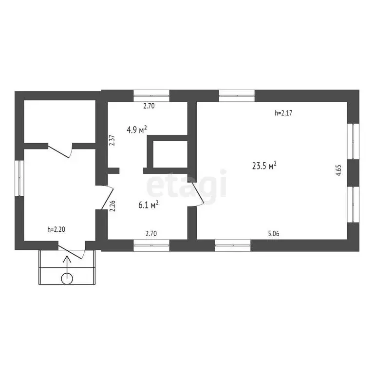 Участок в село Мильково, Кооперативная улица (21 м) - Фото 1