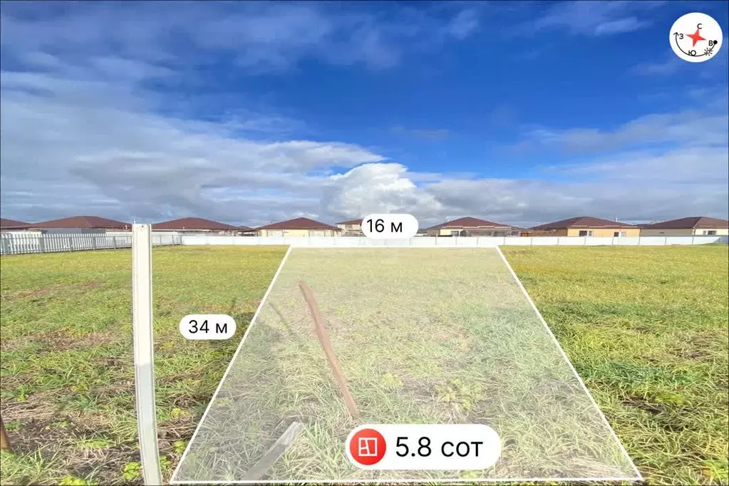 Участок в Краснодарский край, Темрюк Веселая ул. (6.0 сот.) - Фото 1
