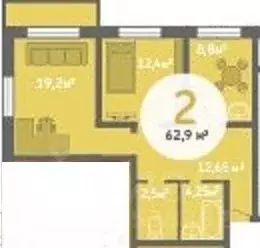 2-к кв. Краснодарский край, Краснодар ул. Имени 40-летия Победы, 145 ... - Фото 2