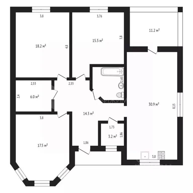 Коттедж в Тюменская область, Тюмень 4-й Салаирского тракта км (122 м) - Фото 1