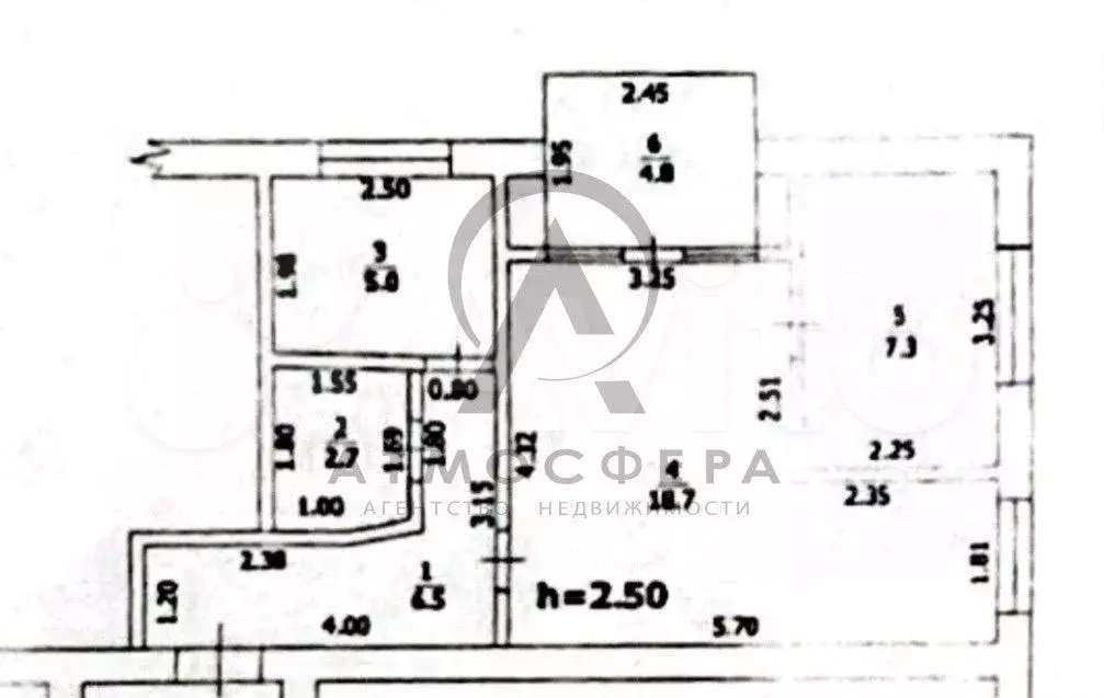 2-к. квартира, 40,2 м, 3/3 эт. - Фото 0