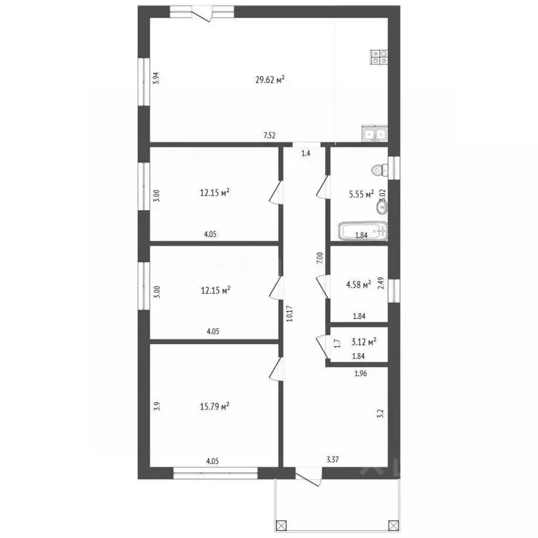 Дом в Ростовская область, Мясниковский район, Краснокрымское с/пос, ... - Фото 2