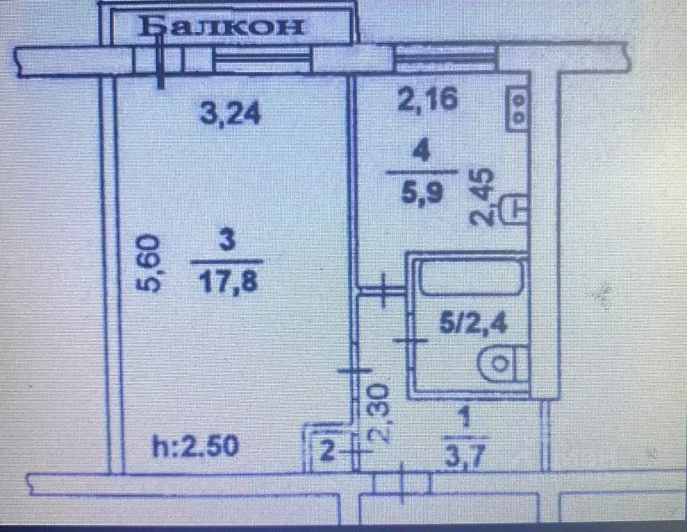 1-к кв. Ульяновская область, Ульяновск Октябрьская ул., 47 (32.1 м) - Фото 0