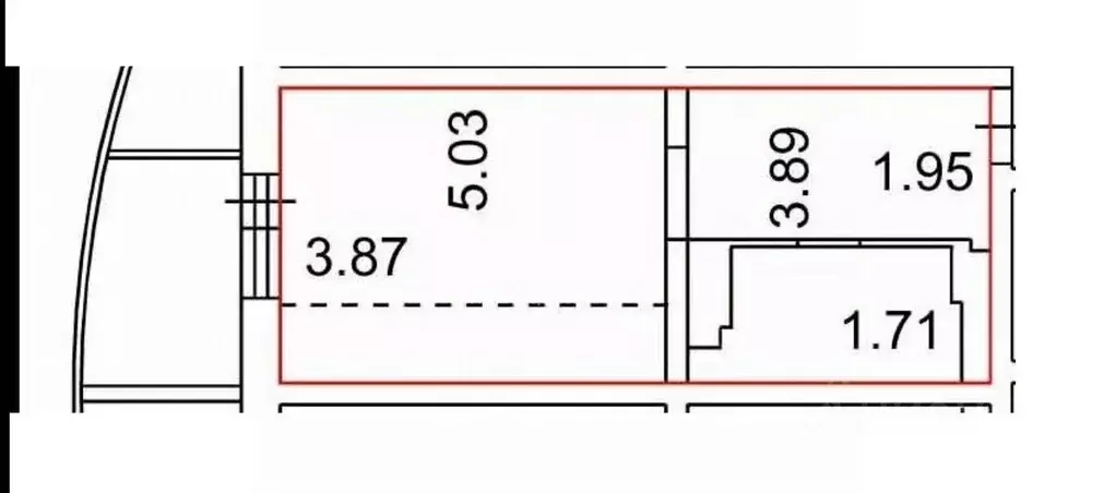 Студия Новосибирская область, Новосибирск ул. Кузьмы Минина, 9/3 (32.3 ... - Фото 2